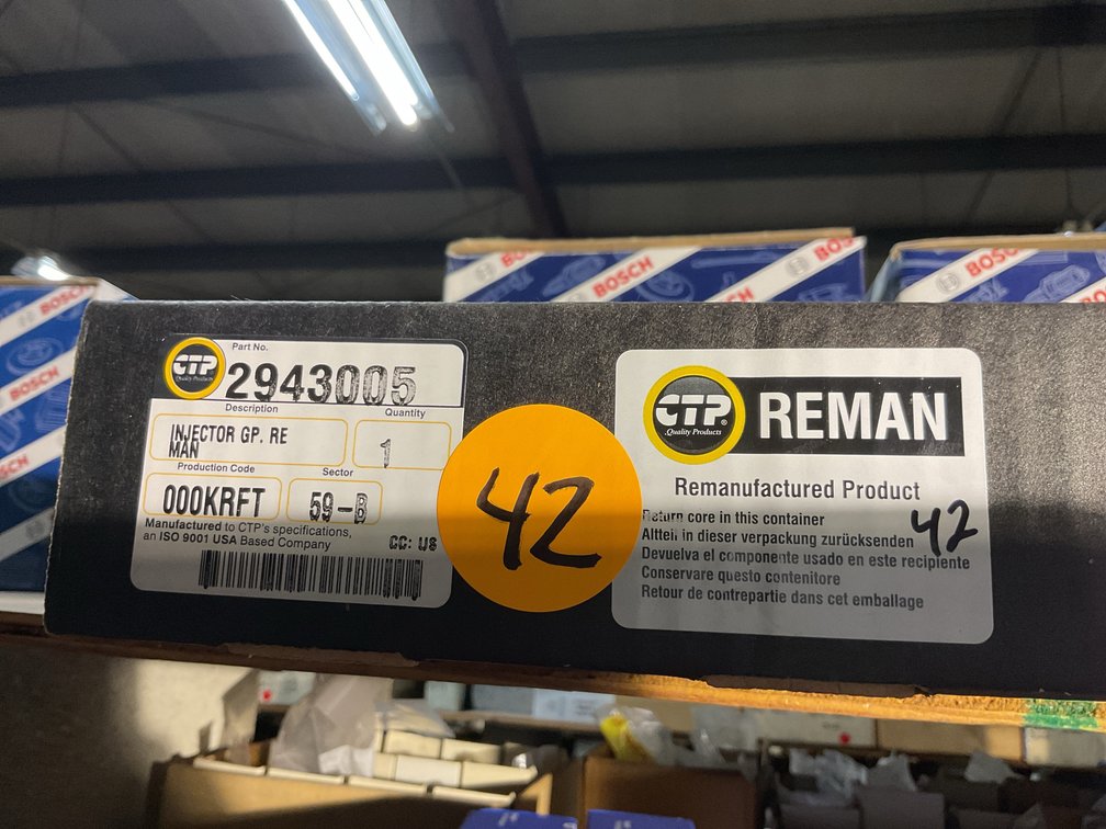 CTP REMAN INJECTOR OE# 10R6163 LATE C15