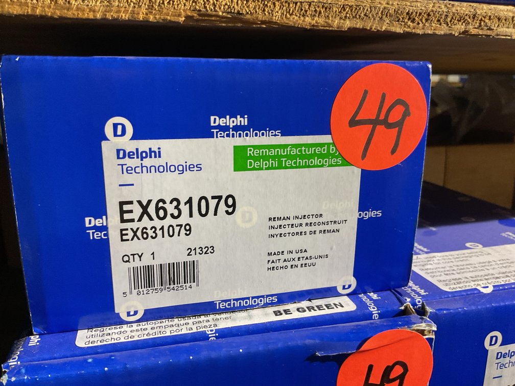 (3 x bid) Delphi EX631079  Reman Fuel Injector, E3.5Volvo D13 & Mack MP8