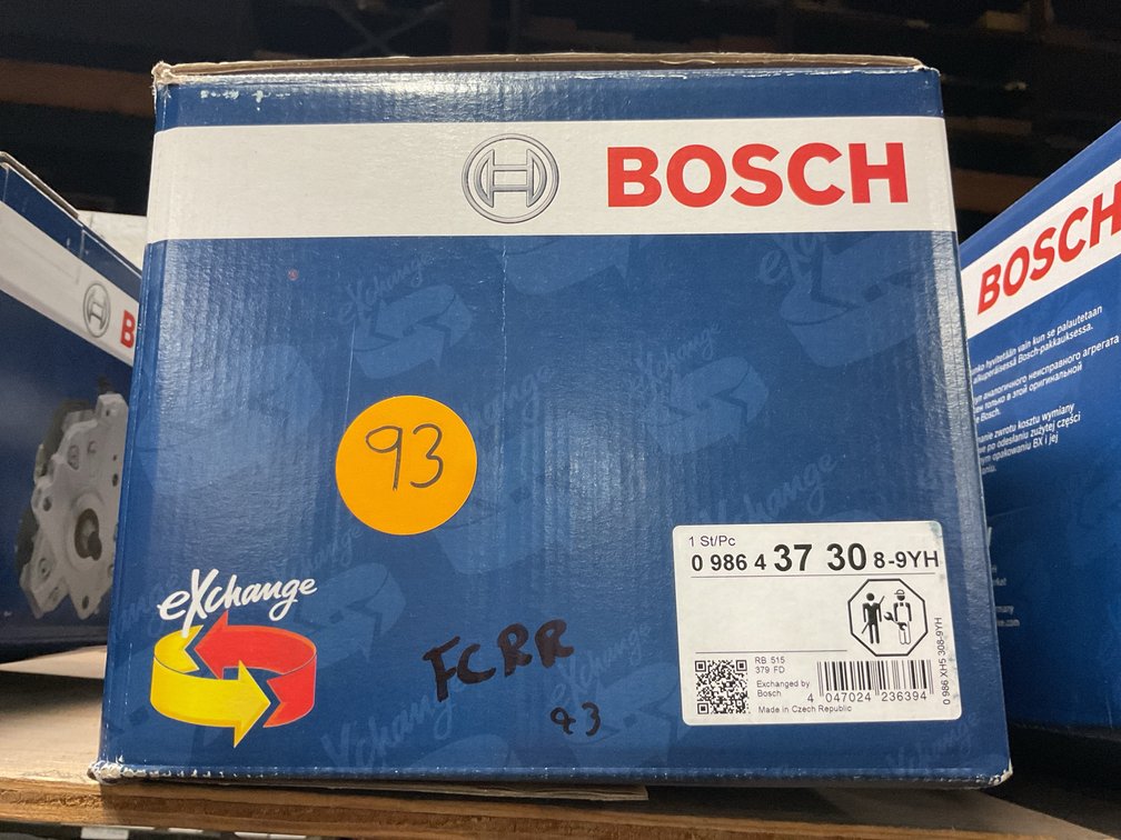 Bosch Reman Fuel Injection Pump, Cr CP3, GM 6.6L Lly