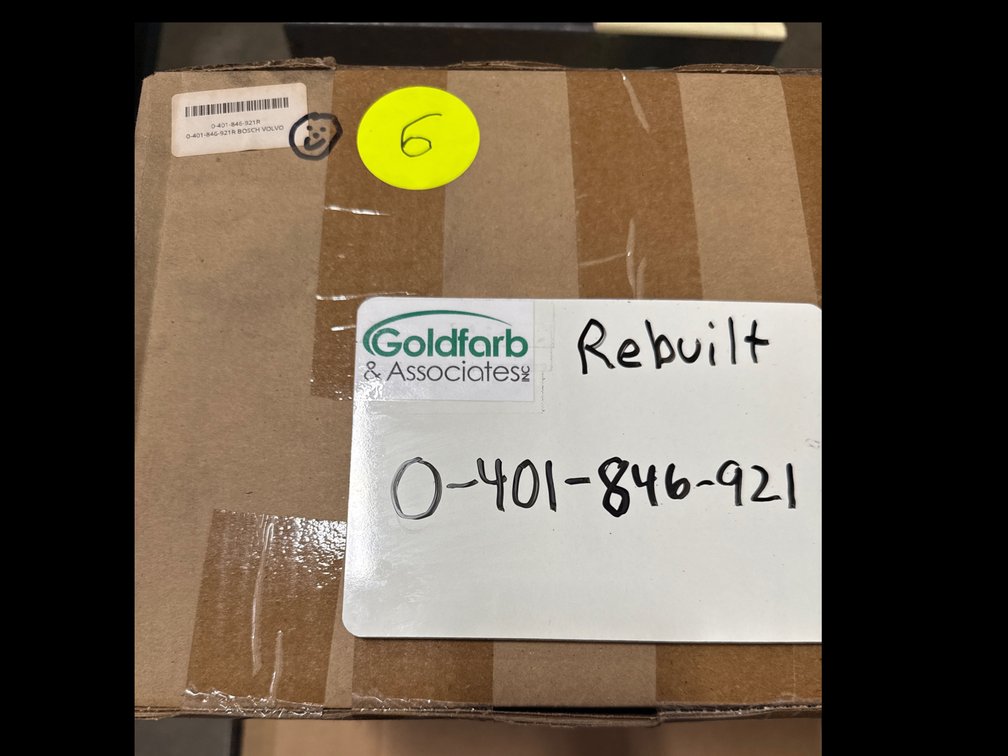 0-401-846-921 (11031113; PE6P110A320RS3197) Rebuilt Bosch 9.6L 200kW Injection Pump fits Volvo TD102KF Engine