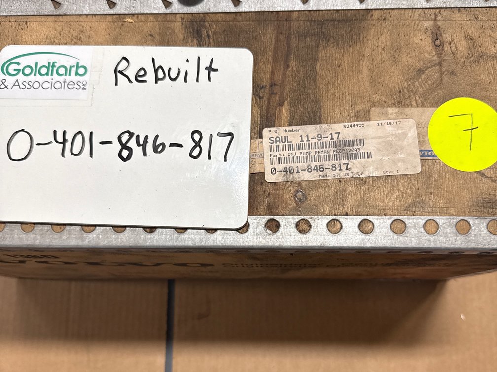 0-401-846-817 (5003294) Rebuilt Bosch fits Volvo Engine