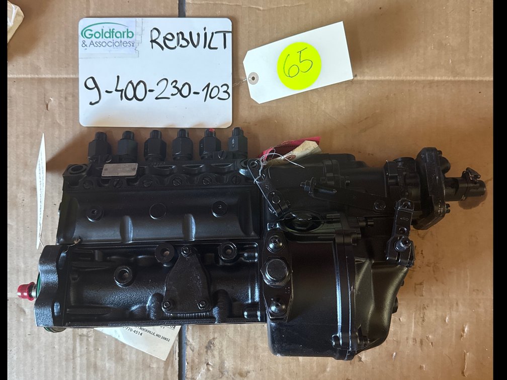 9-400-230-103 (3912645 ; 3911532) Rebuilt Bosch A Injection Pump fits Cummins 8.3L 6CT 157kW Engine