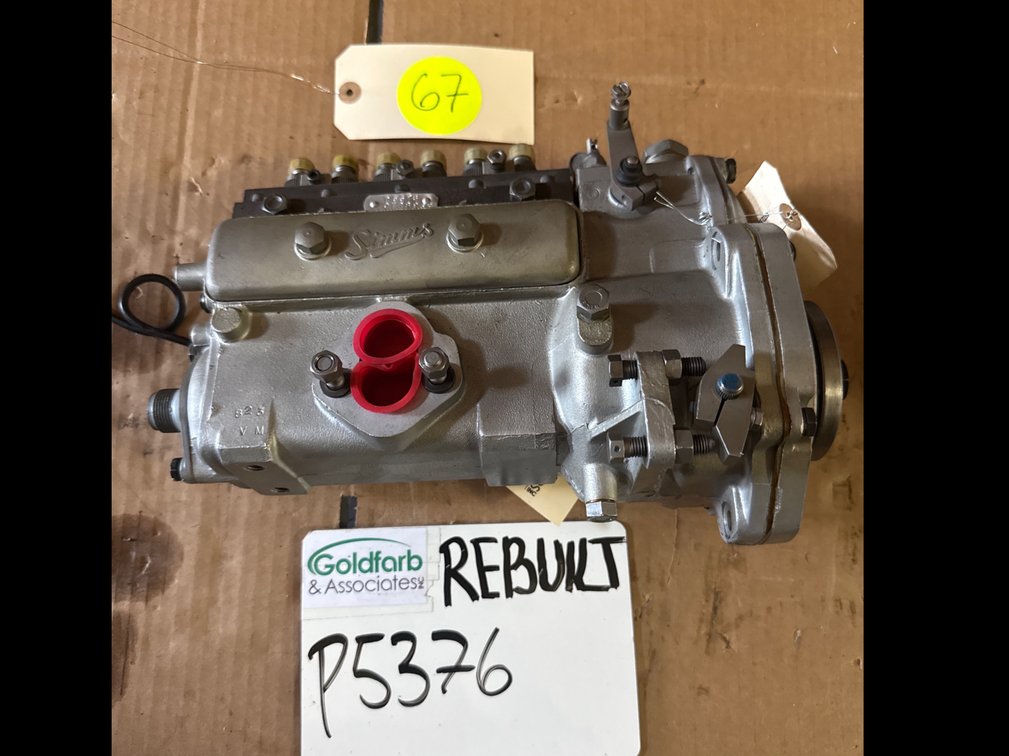 P5376 (P5376/H ,P5376/B P5376/2H) Rebuilt Simms / Minimec Injection Pump Fits N Holland Ford 8600 Model Tractor