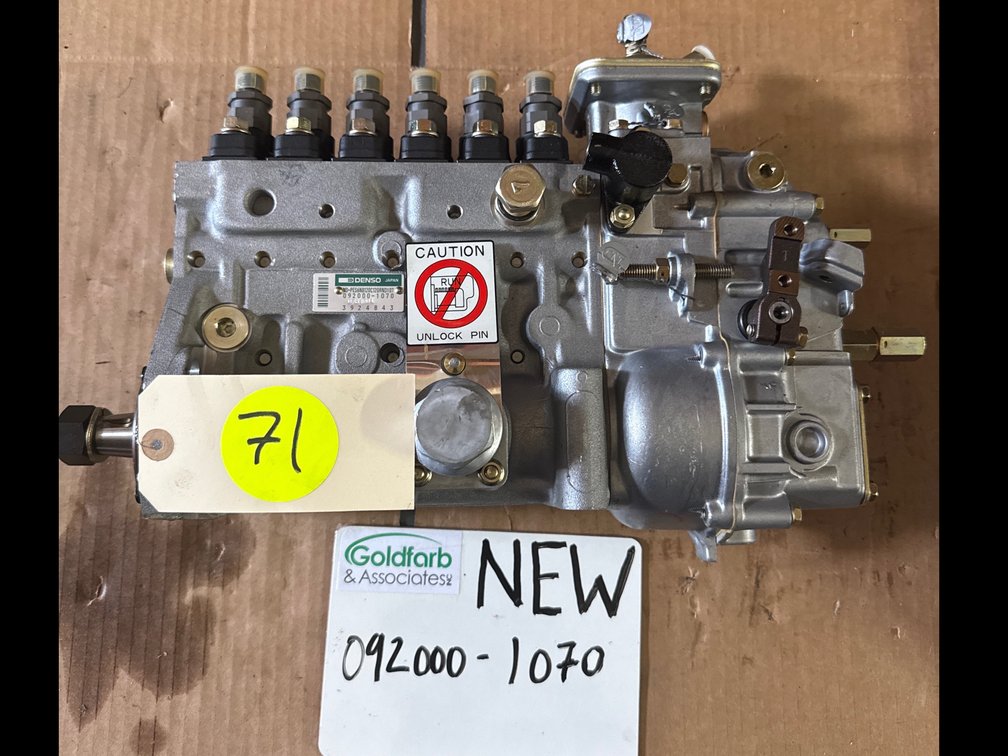 092000-1070 (3924843) New Denso Inline Fuel Injection Pump fits Cummins Engine