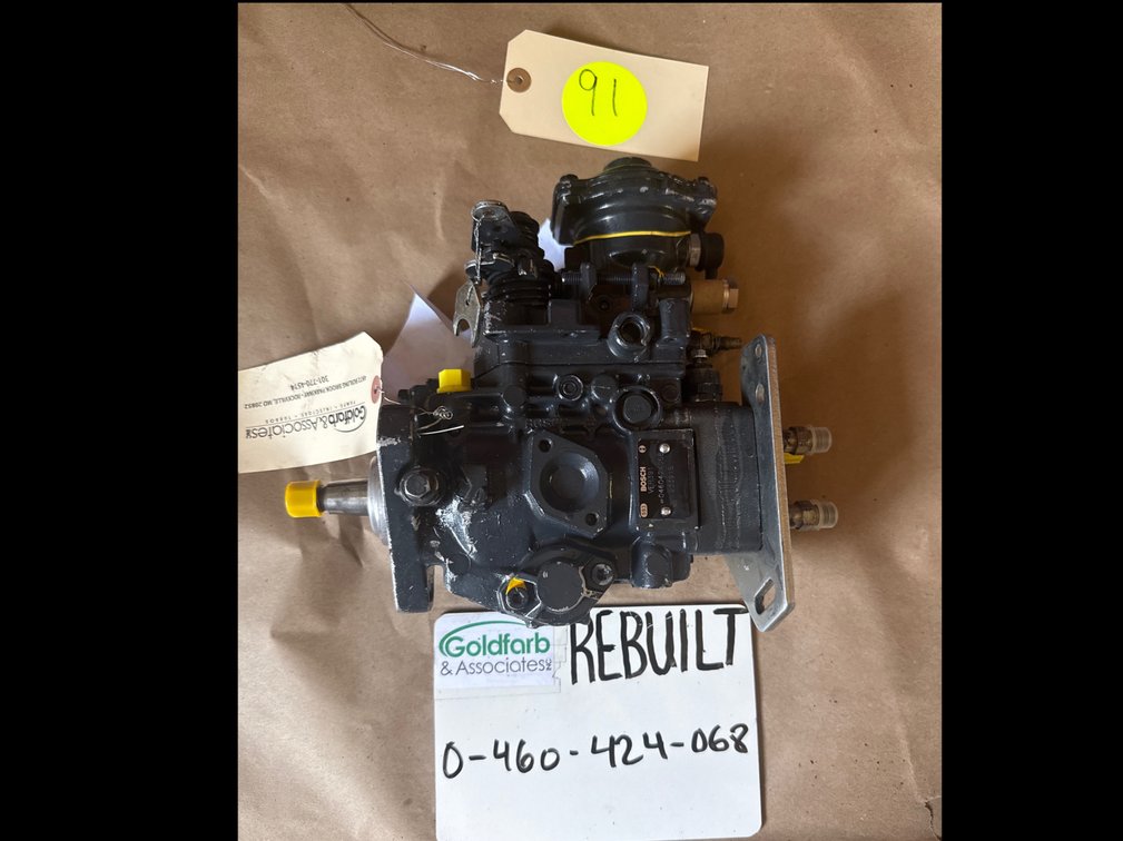 0-460-424-068 (3917526; 0-460-424-043) Rebuilt Bosch Injection Pump Fits Cummins 4BTDI 3.9L 65kW CH 139 CDC 86 CDC 134 Diesel Engine