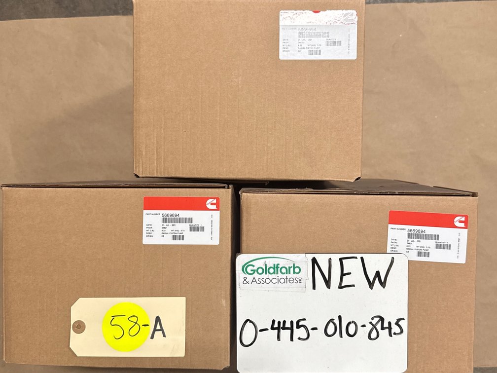 (3 x bid) 0-445-010-845 (5669694) New Bosch CP4 Injection Pump fits Dodge Cummins 6.7L Engine