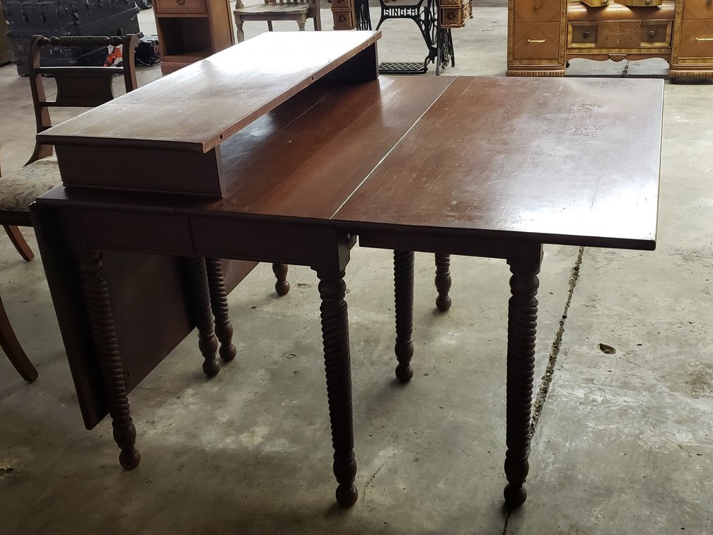 Vintage Wooden Drop Leaf Table