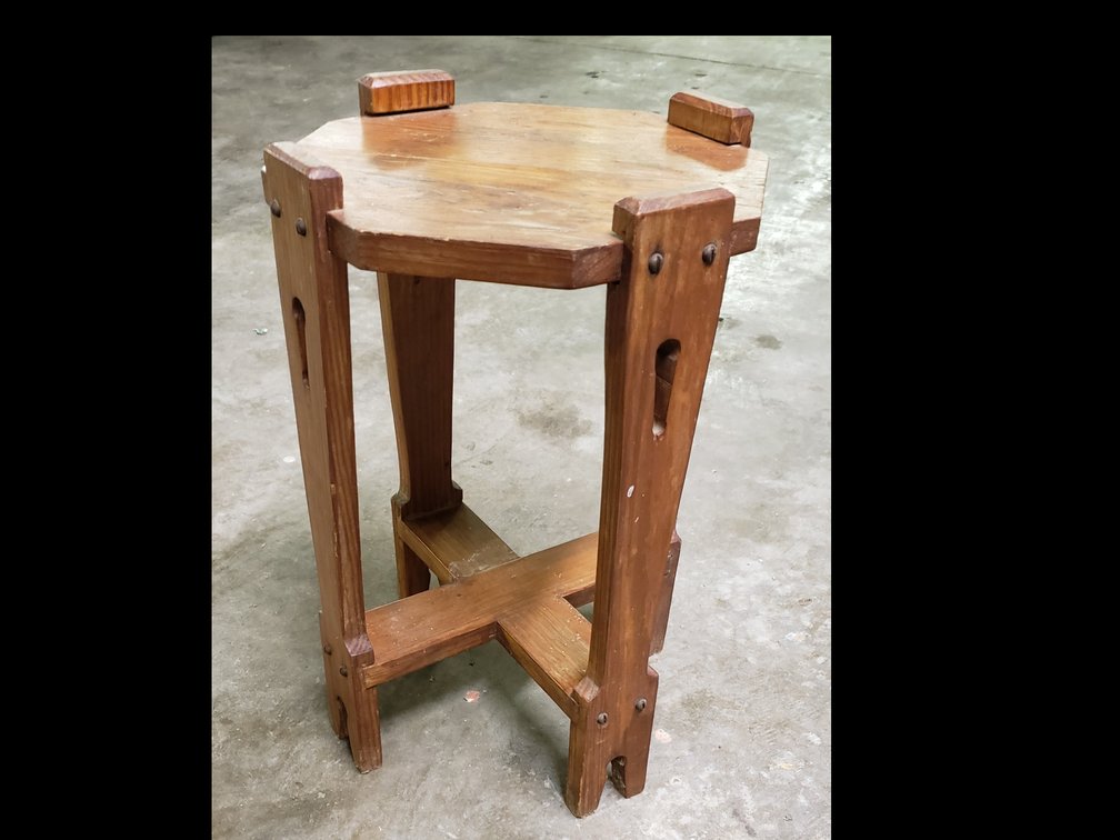 Small Wooden Plant Stand