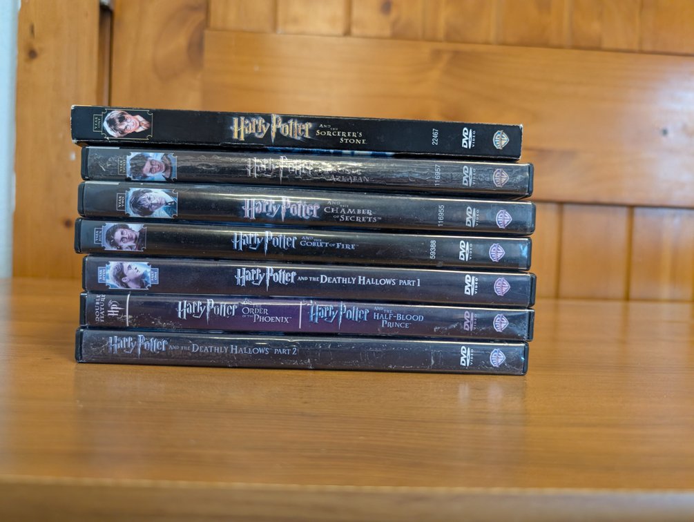 Harry Potter DVDs & Wii Games