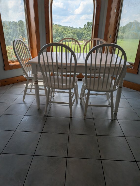 Dining Table Set with 5 Chairs
