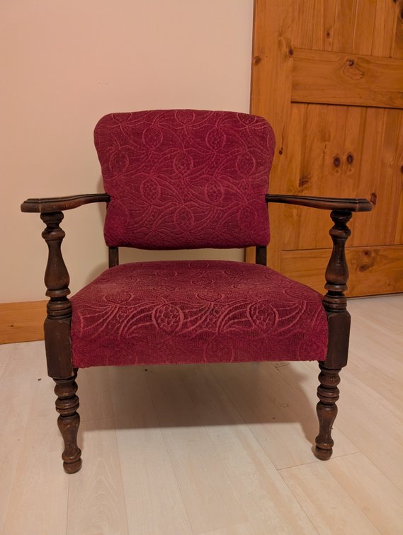 Vintage Wooden Armchair