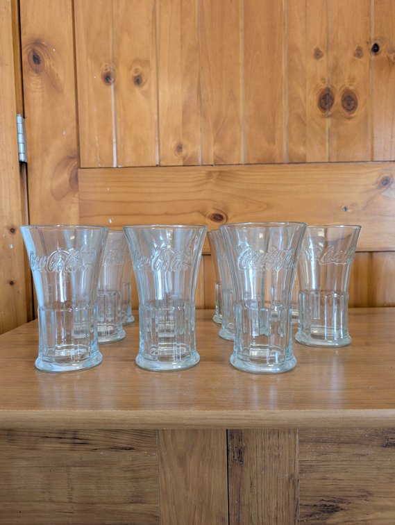 Set of 11 Coca-Cola Glasses