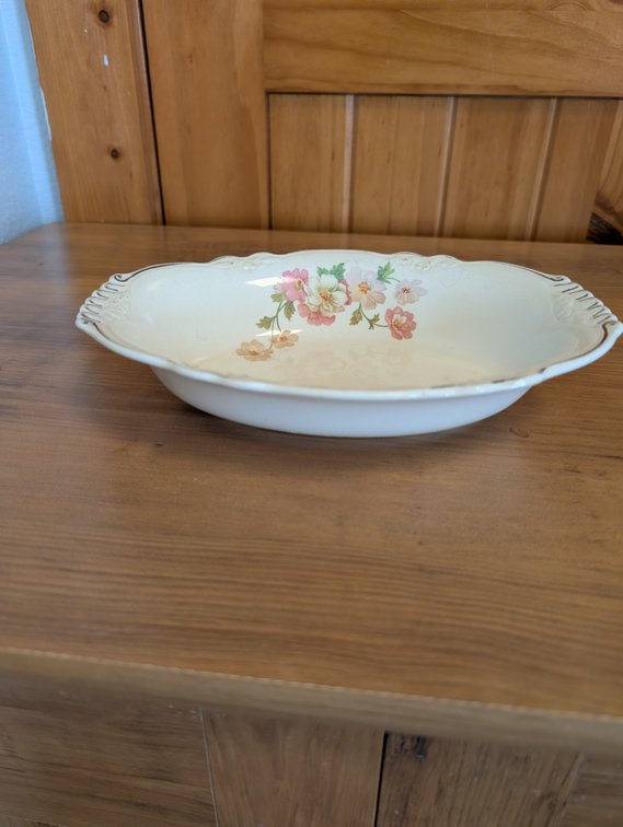 Vintage Homer Laughlin Oval Serving Bowl