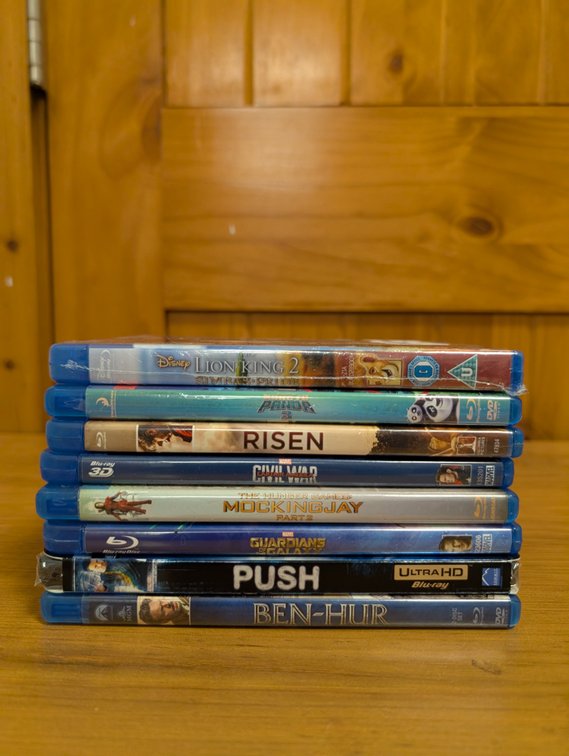 Blu-ray DVDs