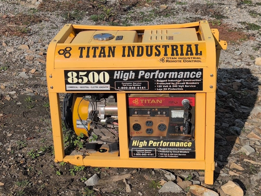 Titan 8500 generator 