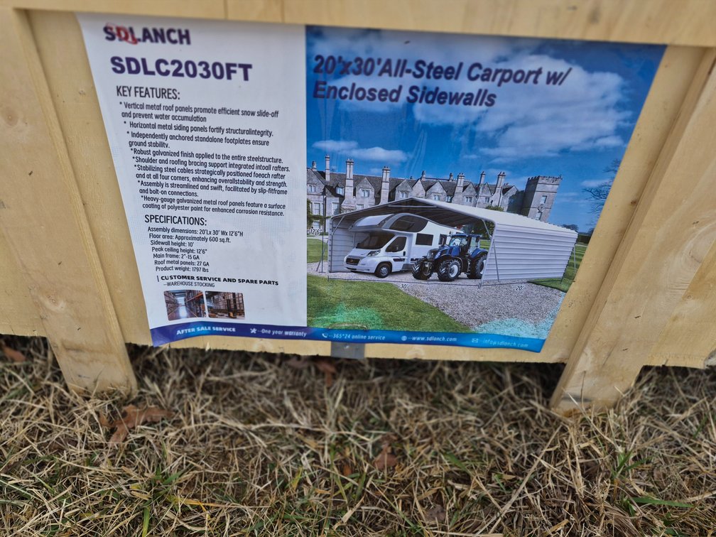 20x30 steel cartport