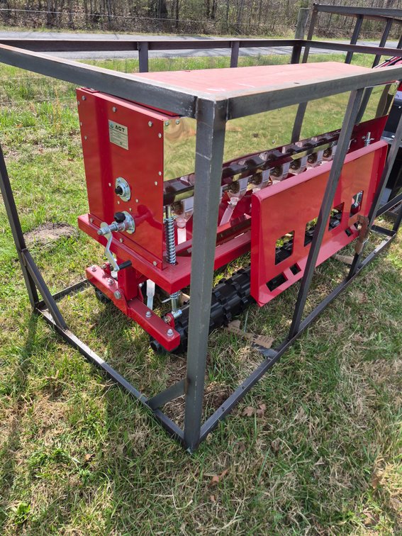 New AGT 3pt/ skidsteer seeder