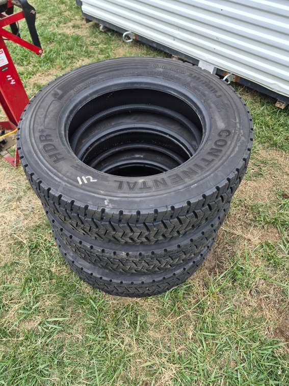 Three 225/70/19.5 tires