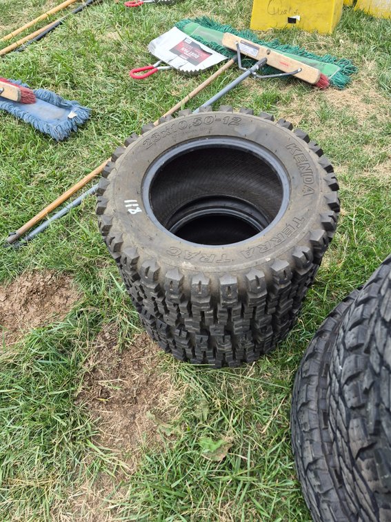 2 23x10.5-12 tires