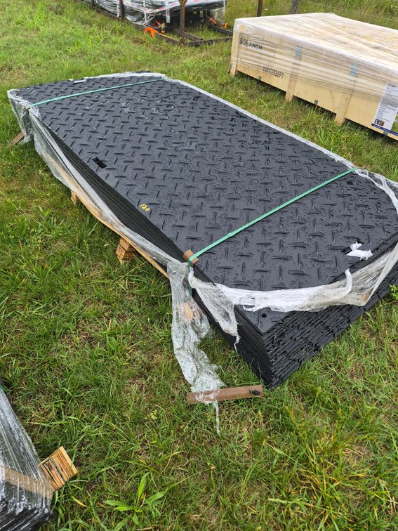 New stack of 15 ground protection mats
