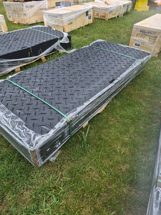New stack of 15 ground protection mats