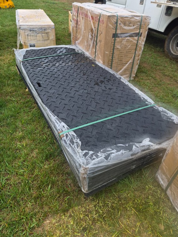 New Stack of 15 ground protection mats