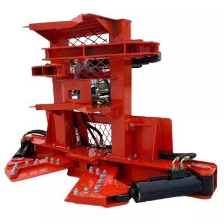 Skidsteer Topcat tree shear