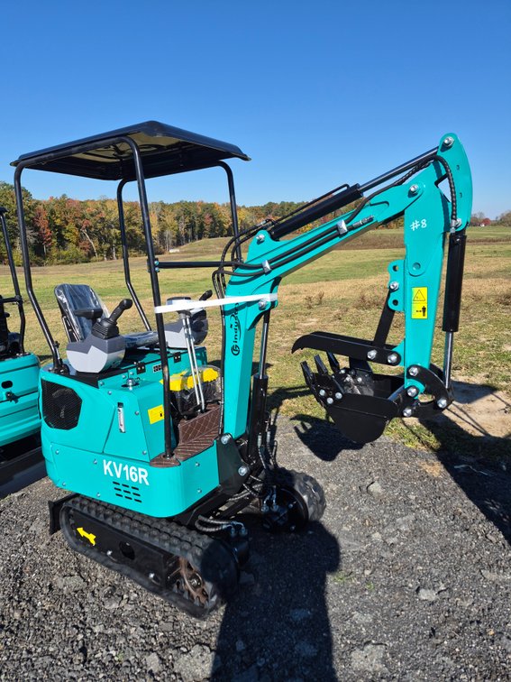 New CF industry KV16R mini excavator