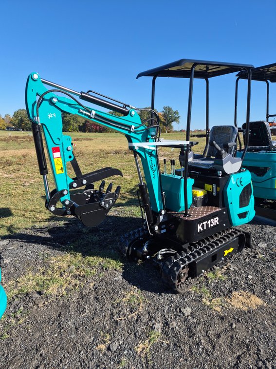 New KT13R mini excavator