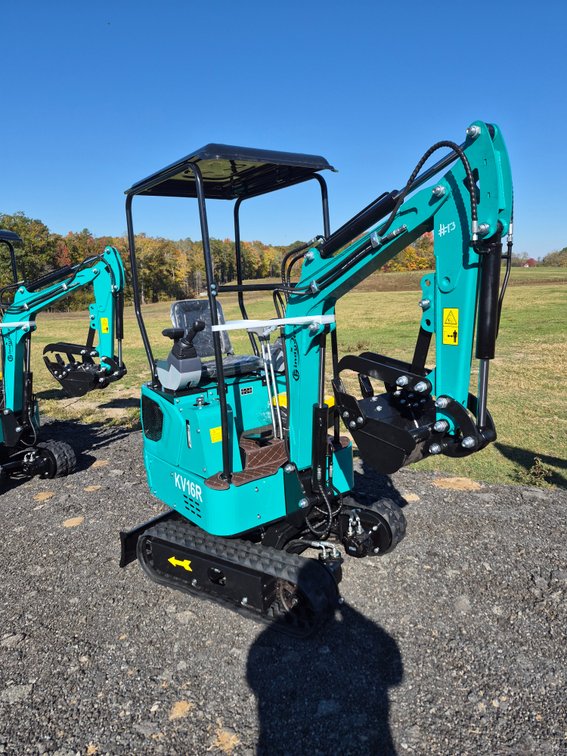 New CFG KV16R mini excavator