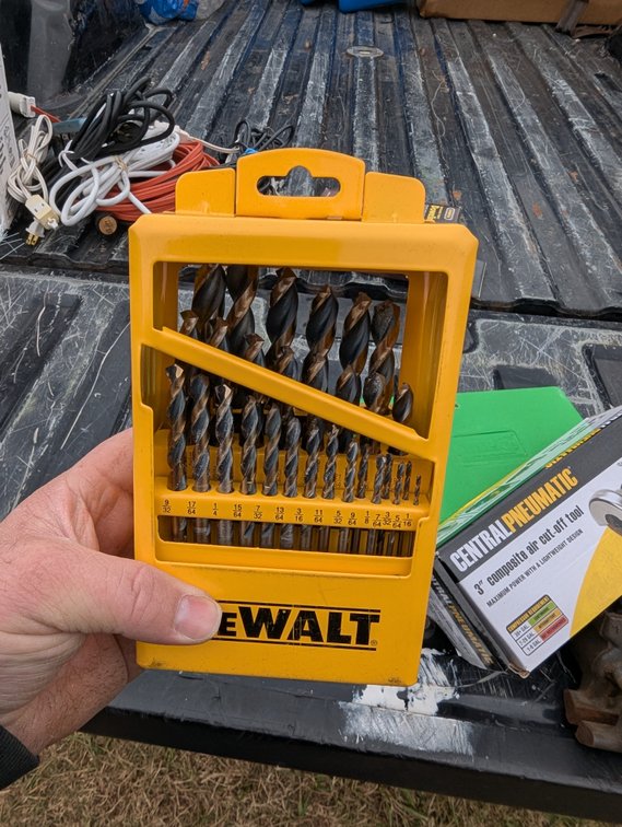 DeWalt drill bit set 