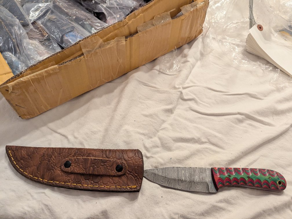 Knife and sleeve