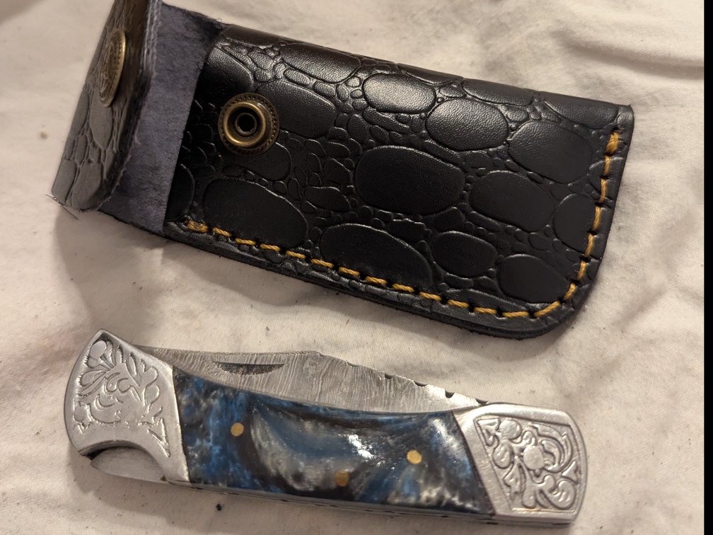 Knife and case 
