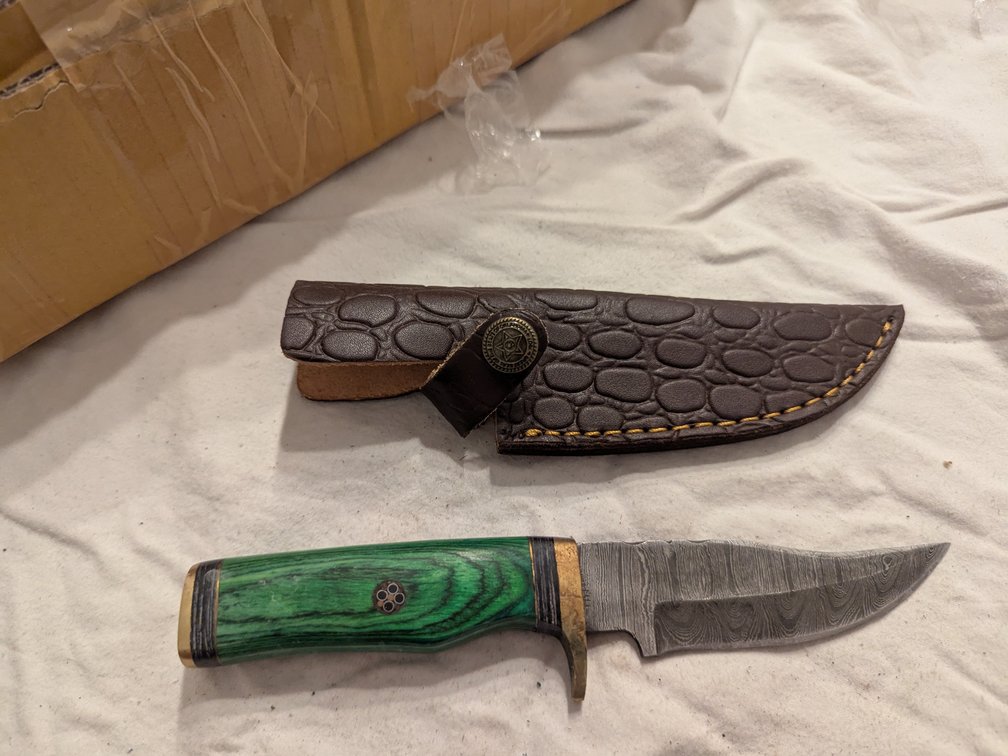 Knife and case 