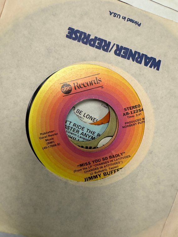 7-Inch 45 RPM Vinyl Records and Picture Sleeves