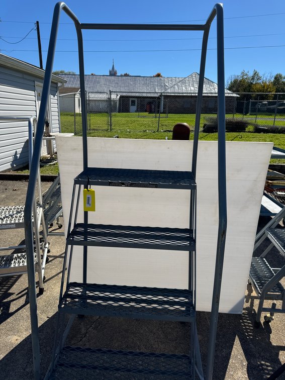 Cotterman Co. Steel Rolling Safety Ladder