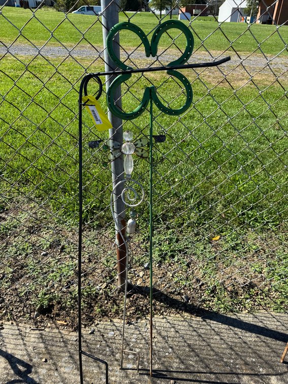 Metal Garden Stakes and Garden Flag Holder