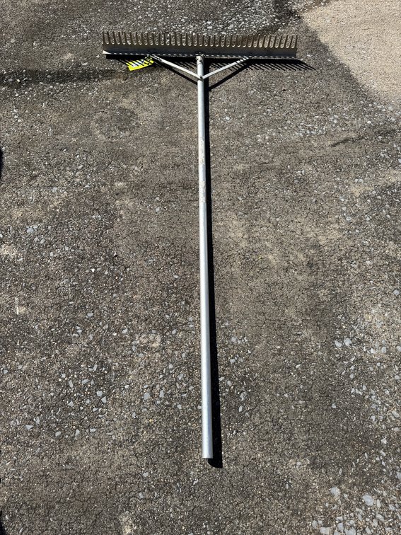 Aluminum Landscape Rake and Metal Component