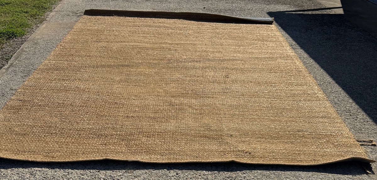Woven Natural Fiber Braided Area Rug