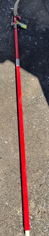 Tree Pruner and Pole Saw with Curved Blade