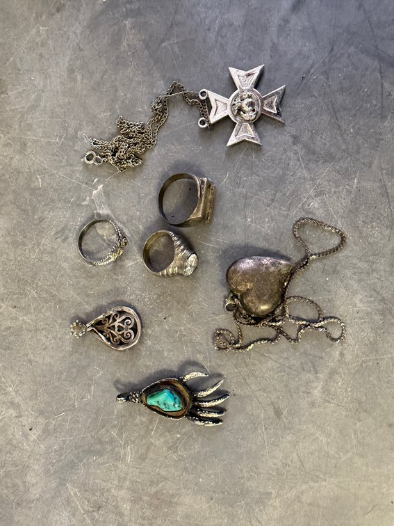 Sterling Silver and Silver-Tone Rings and Pendants