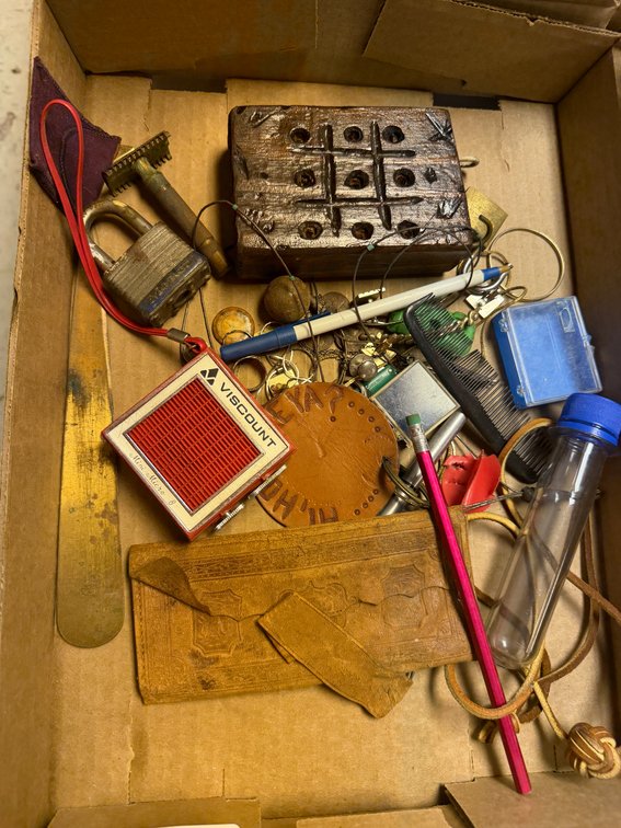Pocket Radio, Safety Razor, Padlocks, Game Block, and More