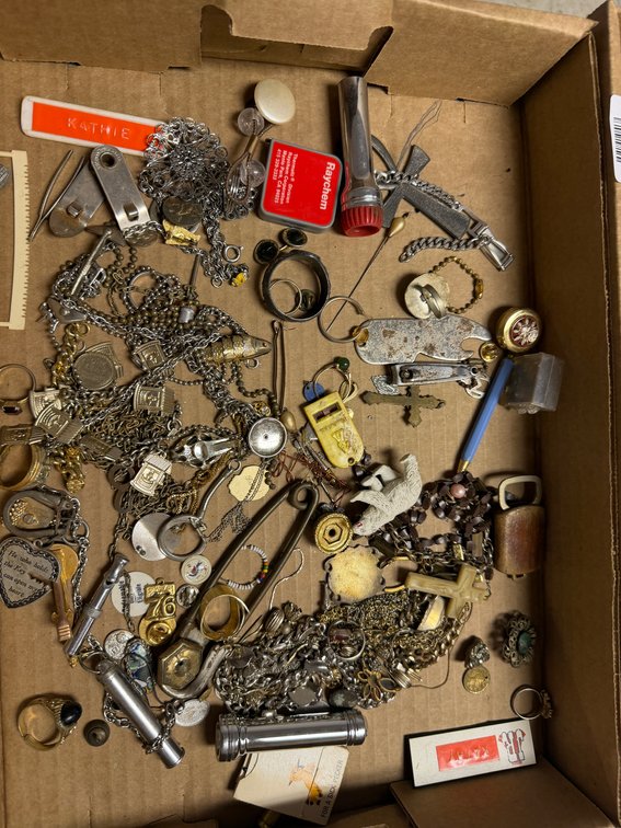Costume Jewelry, Charms, Pocket Tools, and Novelties