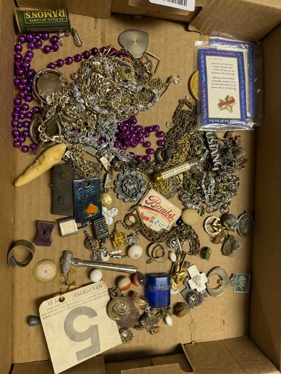 Costume Jewelry Chains, Pendants, Curios, and More