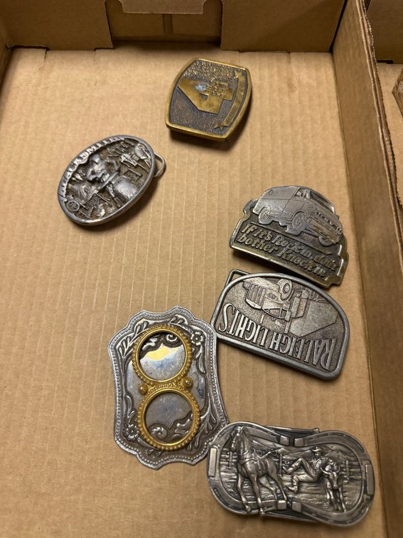 Cast Metal Novelty and Promotional Belt Buckles