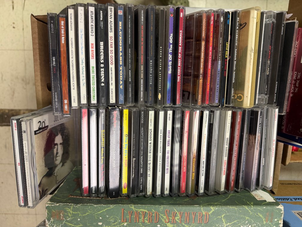 Music Compact Discs and Lynyrd Skynyrd Box Set