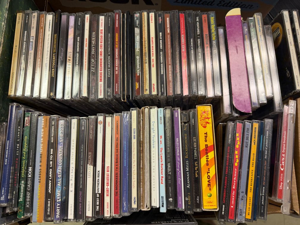 Rock, Pop, and Country Music Audio CDs