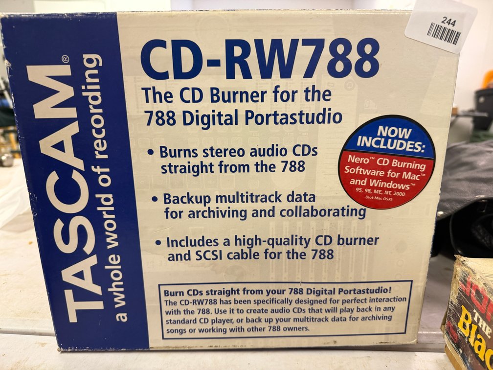 TASCAM CD-RW788 CD Burner for 788 Digital Portastudio