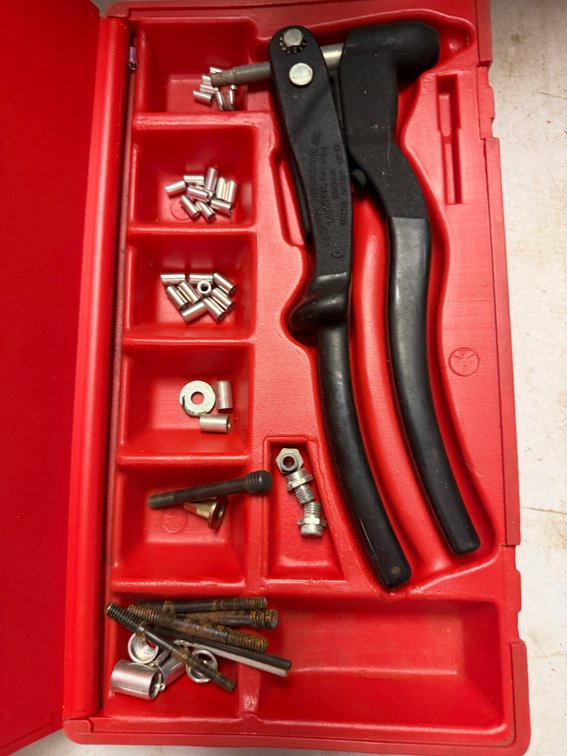 Marson Hand Rivet Nut Setter Tool Kit with Case
