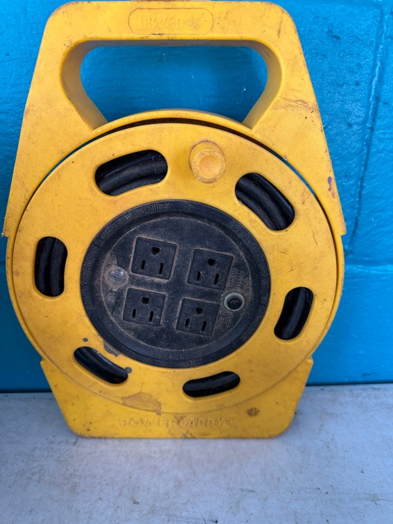 Woods Power Caddy 4-Outlet Extension Cord Reel
